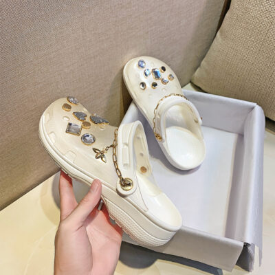 Sandals Women Platform Jelly Shoes Women Transparent Rain Boots Sandals - Image 5