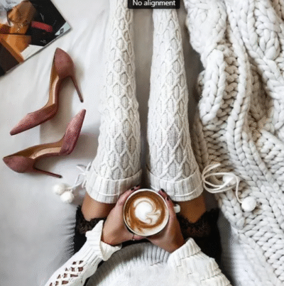 Tight And Over Knee Socks For Autumn And Winter Warm - Image 3