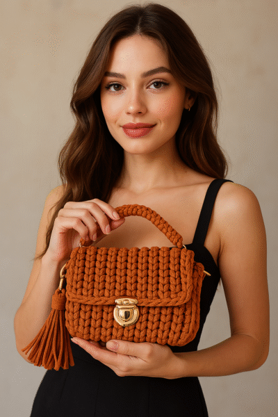Fantastic Mini Crochet Handbag By Chrysantemum 🪷
