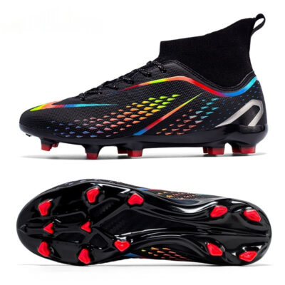 Fantastic High-top Breathable Children's Football Shoes - Image 3