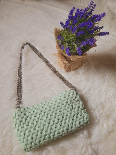 Fantastic Green Crochet Handbag By Chrysantemum🪷 - Image 2