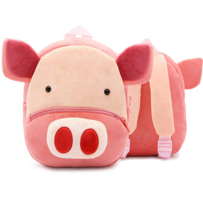 Cute Plush Backpacks For Kindergarten 🐽