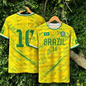 Special 3D Printed Brazilian Soccer Jersey